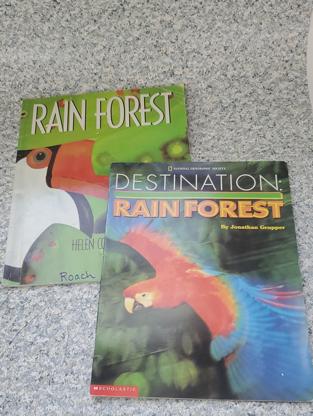 Rain Firest Books Lot Of 2 Destination Rain Forrmest And Rain Forest Preowned